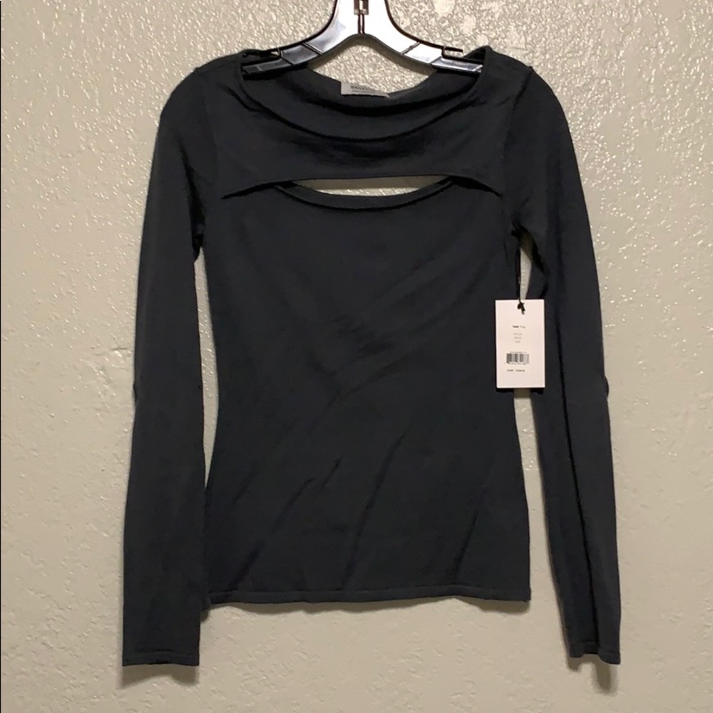 Bailey 44 “Heidi” Top. SZ: XS. Color: Slate